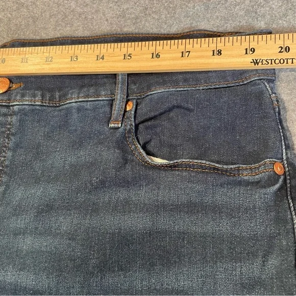 LOFT Women’s Skinny Jeans in Dark Blue Wash Sz 22 - Picture 6 of 13